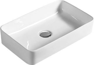 Раковина накладная SantiLine SL-1100 46см белый